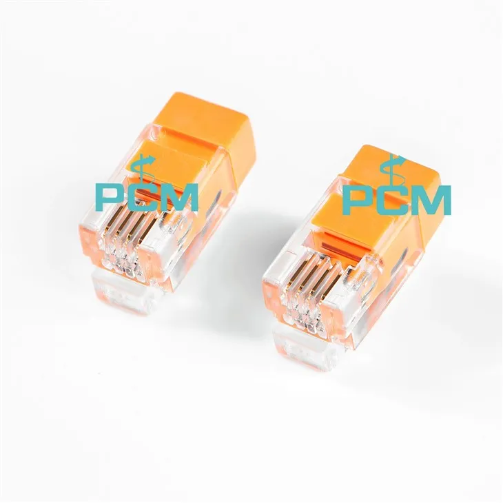 RJ11 RJ10 RJ9 4Resistor de terminação de barramento de plugue modular P4C