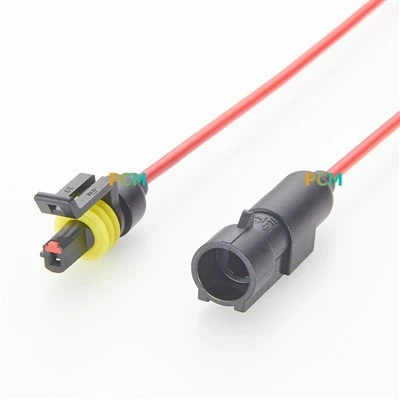 Cabo automotivo Superseal de 1,5 mm AMP 1 Pin