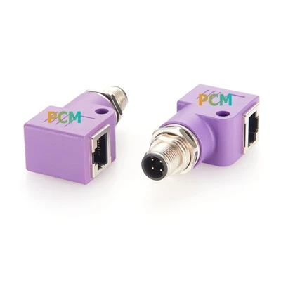 Conector Ethernet M12 Coded para RJ45
