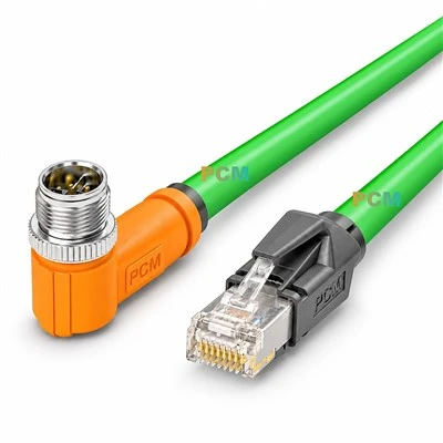 Código M12 X- para cabo RJ45