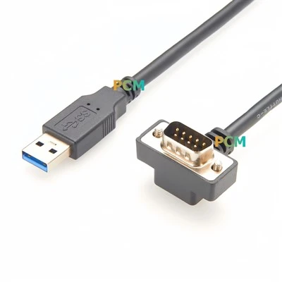 Cabo em série RS232 DB9 com conector de baixo perfil