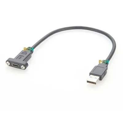 Tipo-C para USB 3. 0 cabo com trava de parafuso